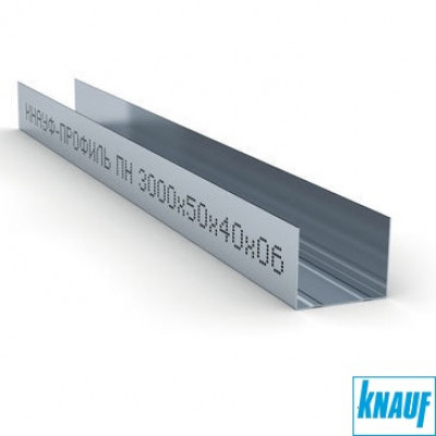 Металлический профиль Knauf, 50-40-3000 мм.