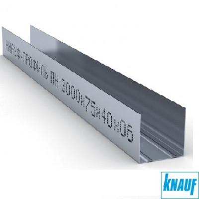 Металлический профиль Knauf, 75-40-3000 мм.