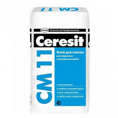 Плиточный клей CM 11 Ceresit, 25 кг. 