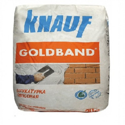 Штукатурная гипсовая смесь Goldband-Knauf, 30 кг. 