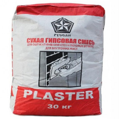 Штукатурная  гипсовая смесь Plaster-Rusean, 30 кг. 